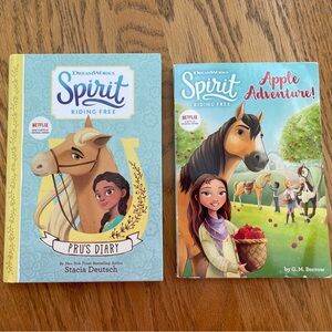 Netflix Dreamworks Spirit Riding Free Books Bundle Pru’s Diary Apple Adventure